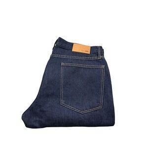 Taylor Stitch Stretch Selvedge Dark Wash Button Fly Mens Jeans Size 31x28